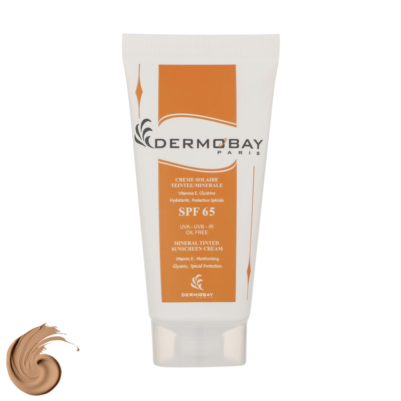 کرم ضدآفتاب رنگی درموبای SPF65 حجم ۵۰ میلی‌لیتر